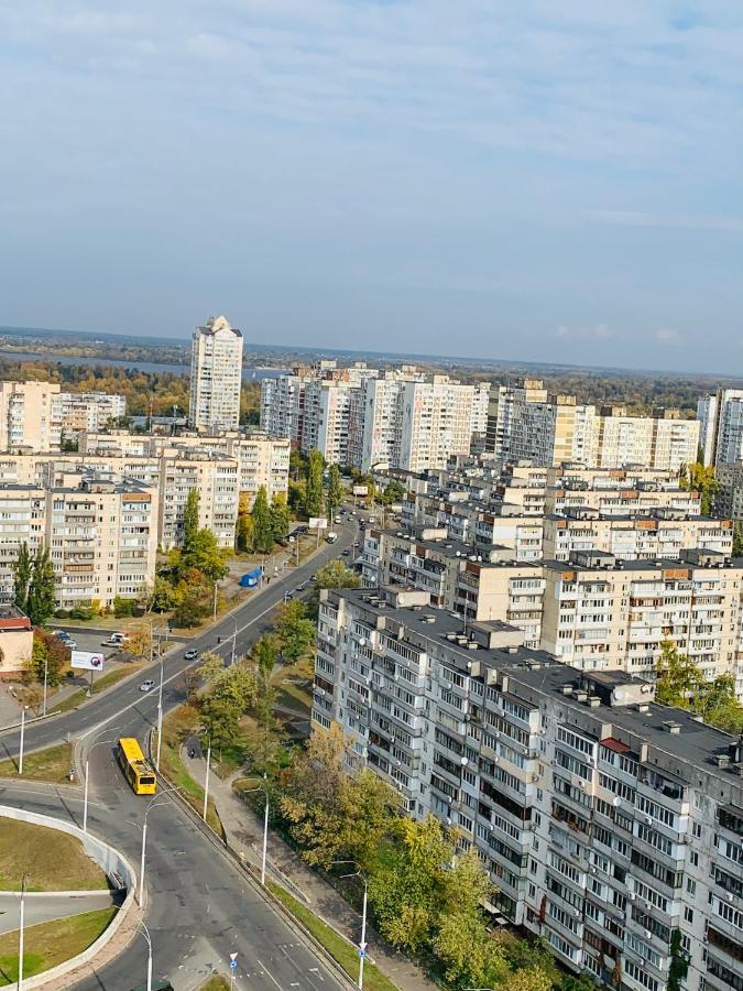 Penthouse Apartment Panoramic View Kiev Ngoại thất bức ảnh